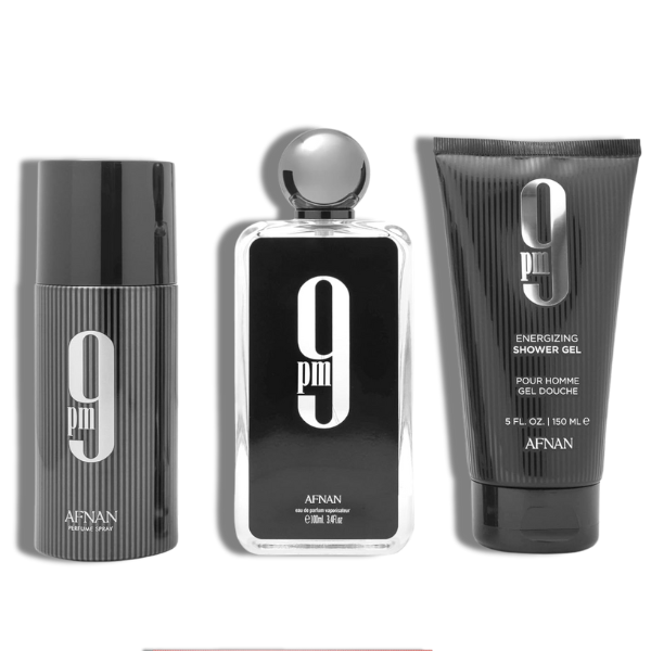 9 PM Afnan EDP 100ml/3.4ozEDP Set 3 pzas Men's Set