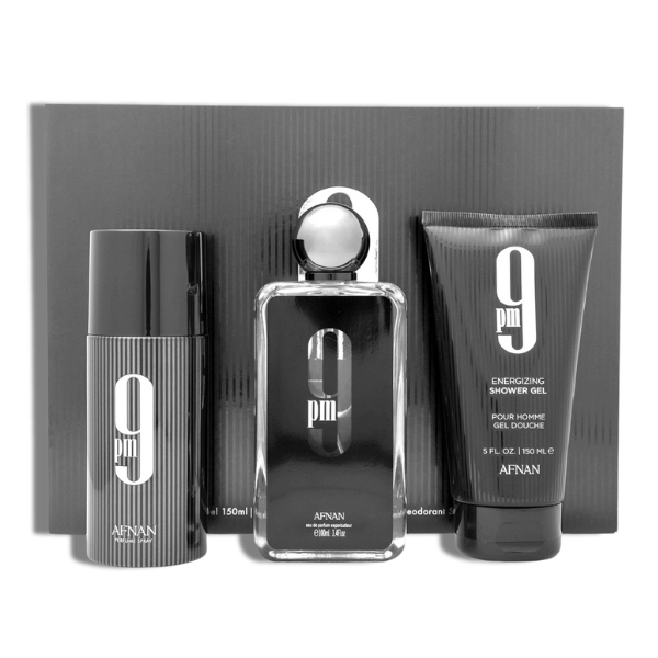 9 PM Afnan EDP 100ml/3.4ozEDP Set 3 pzas Men's Set