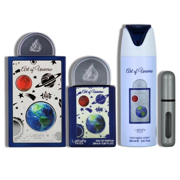 Lattafa Art of Universe Set 4 Pzas Lattafa Pride EDP 100ml/3.4oz Unisex