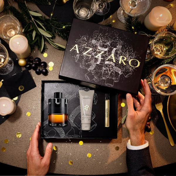 Most Wanted Azzaro Parfum Set 3 Pzas c/Travel spray Men's Set