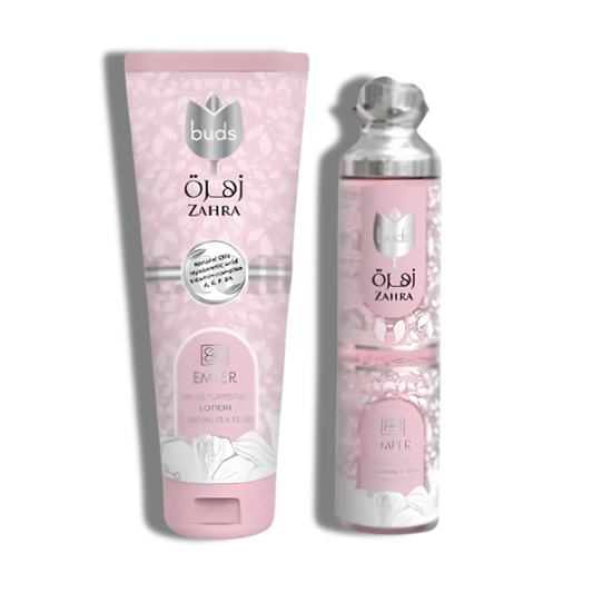 Buds Zahra Emper EDP 100ml/3.4ozFragrance Mist + Moisturising Lotion Women