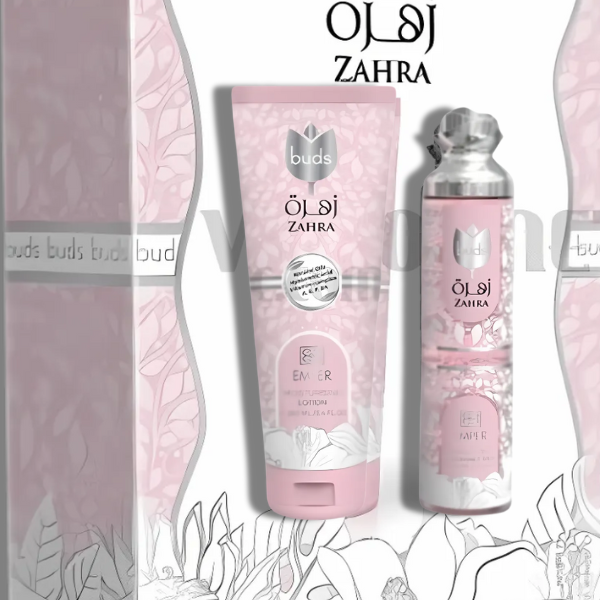 Buds Zahra Emper EDP 100ml/3.4ozFragrance Mist + Moisturising Lotion Women