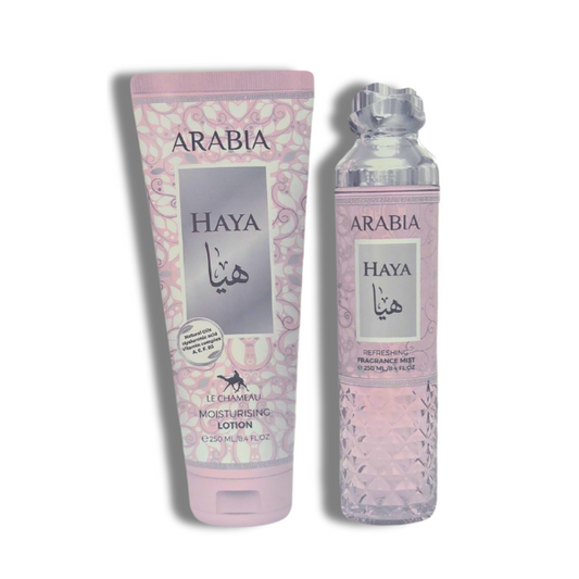 Emper Arabia Haya Gift Set  250ml/6.8oz Colonia + Locion Hidratante Women