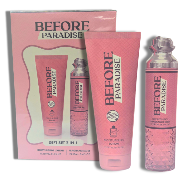 Emper Before Paradise Gift Set 250ml/6.8oz Colonia + Locion Hidratante Women