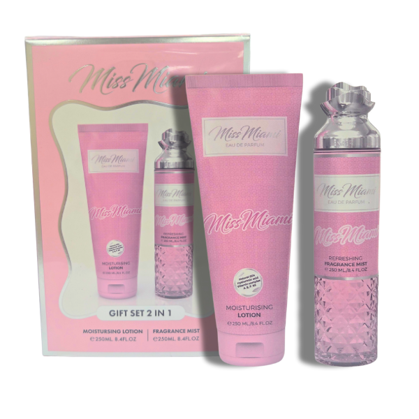Emper Miss Miami Gift Set 250ml/6.8oz Colonia + Locion Hidratante Women