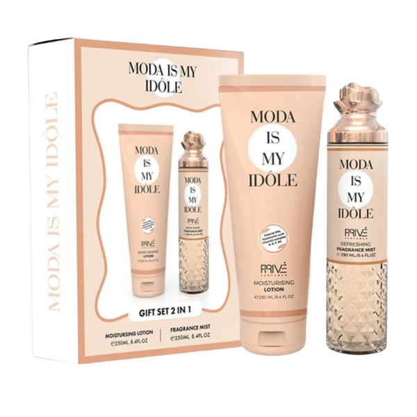Emper Moda Is My Idole Set 250ml/6.8oz Colonia + Locion Hidratante Women