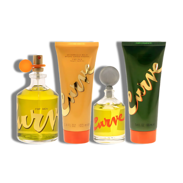 Liz Claiborne Curve EDC Set 4 pzas Men's Set