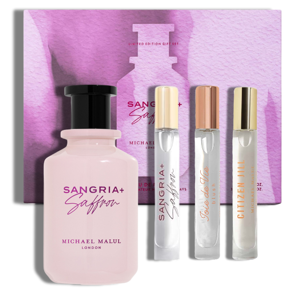 Sangria + Saffron Michael Malul EDP 100ml/3.4ozSet 4 Pzas Women's Set