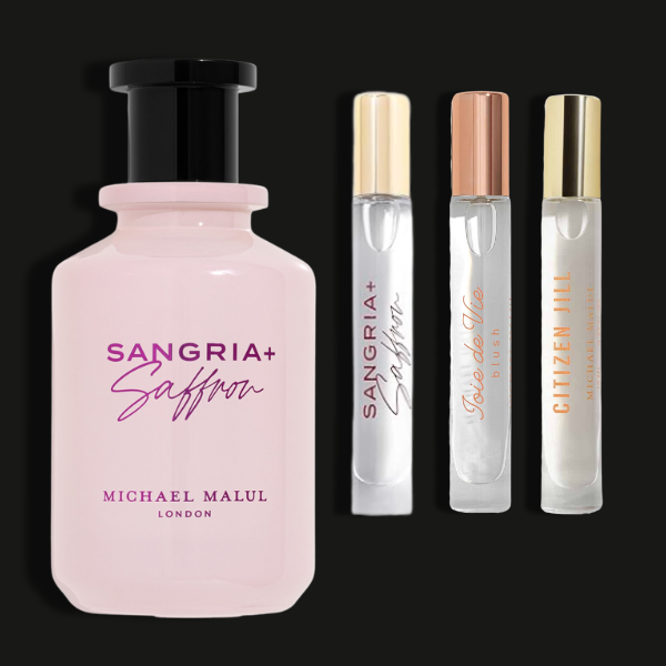 Sangria + Saffron Michael Malul EDP 100ml/3.4ozSet 4 Pzas Women's Set