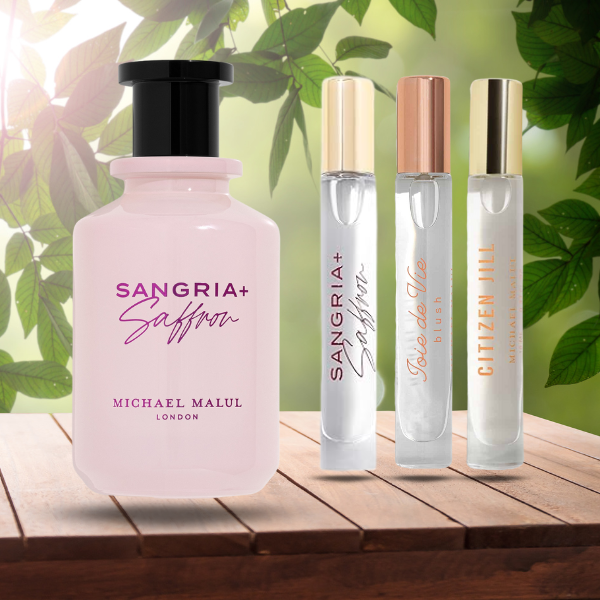 Sangria + Saffron Michael Malul EDP 100ml/3.4ozSet 4 Pzas Women's Set
