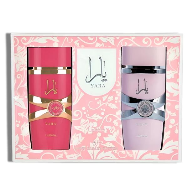 Yara 5th Anniversary Edition Lattafa EDP Set 2 pzas Women's Set