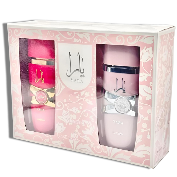 Yara 5th Anniversary Edition Lattafa EDP Set 2 pzas Women's Set