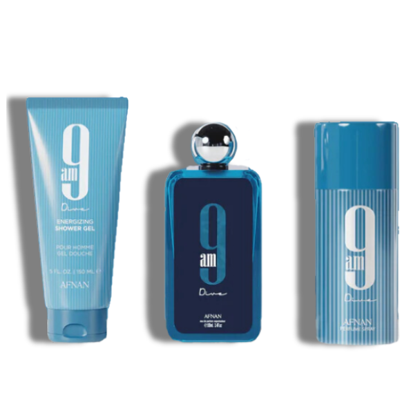9 AM Dive Afnan EDP Set 3 pzas Women's Set