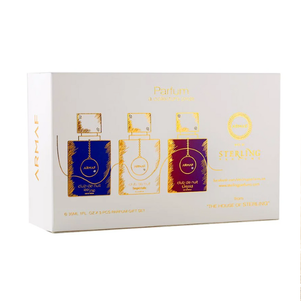 Mini Club de Nuit Iconic| Imperiale| Untold Armaf EDP 1.0oz Set 3 pzas  Men's Set