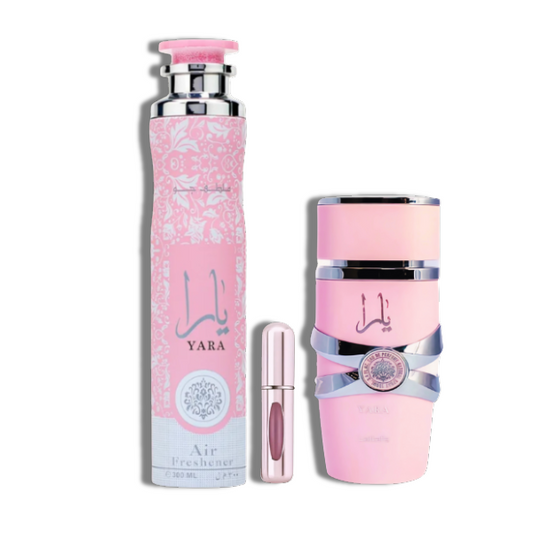 Yara + Air Freshener Lataffa EDP 3.4oz Set 3 pzas