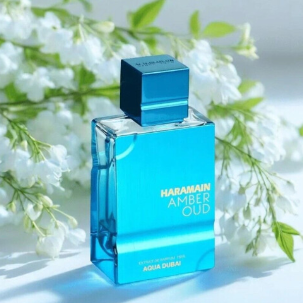 Amber Oud Aqua Dubai Al Haramain Extrait 2.5oz  Men
