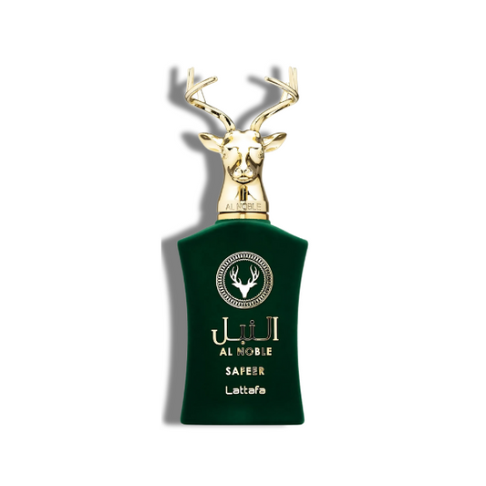 Al Noble Safeer by Lattafa Unisex + Refillable travel spray