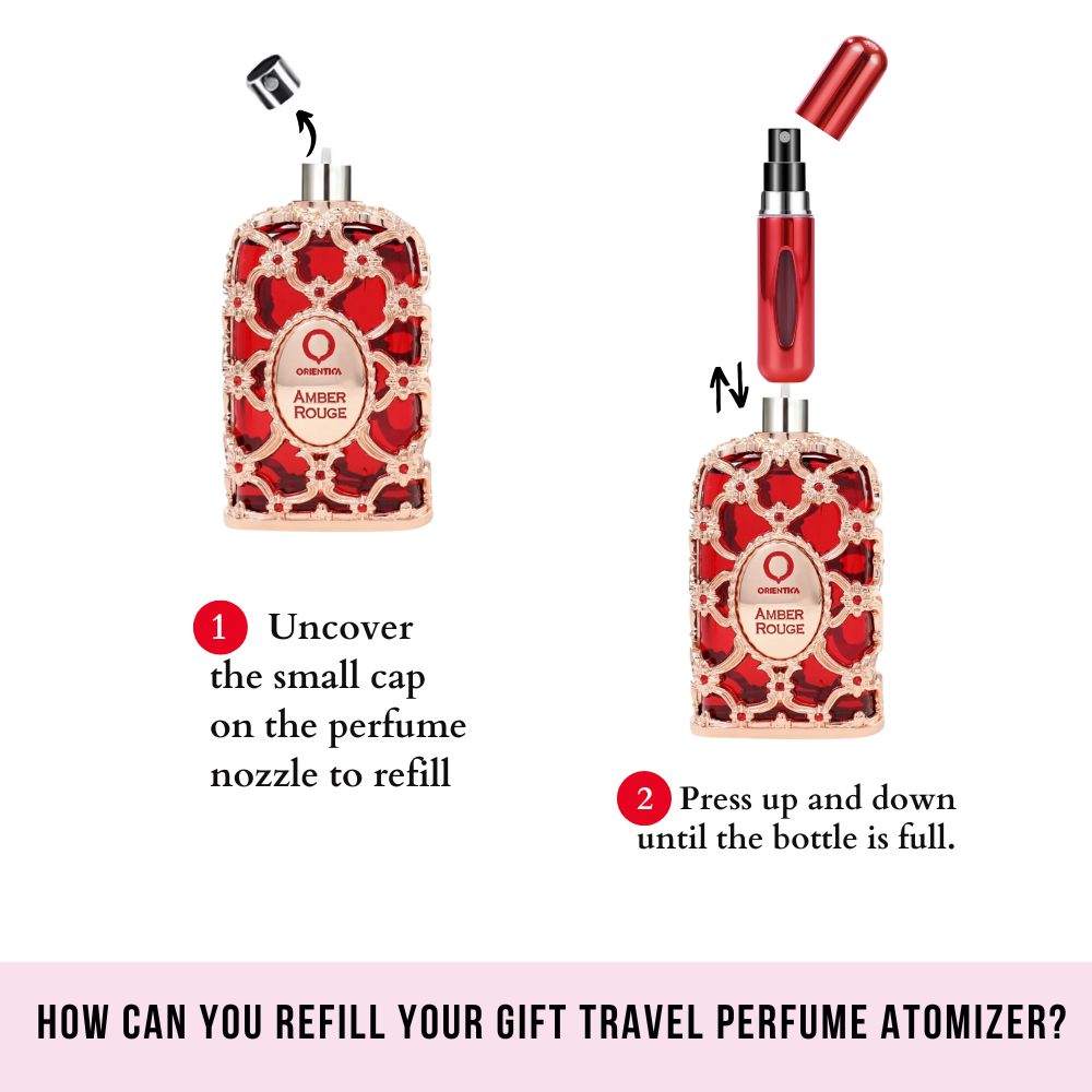 Yara Lattafa & Amber Rouge Orientica EDP Set 4 pzas Women's Set