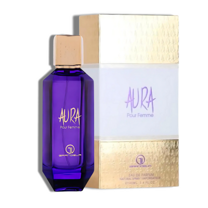 Aura Pour Femme Grandeur EDP 3.4oz c/Refillable travel spray