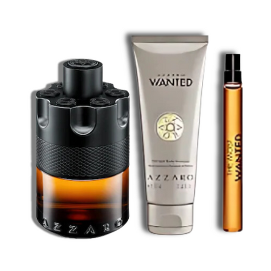 Most Wanted Azzaro Parfum Set 3 Pzas c/Travel spray