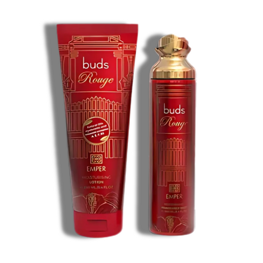 Buds Rouge Emper EDP 3.4oz Fragrance Mist + Moisturising Lotion