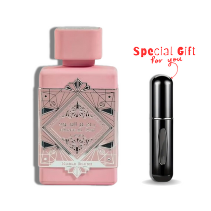 Badee Al Oud Noble Blush  Lattafa EDP 3.4oz c/Refillable travel spray
