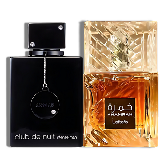 Khamrah & Club de Nuit Intense Man Armaf EDP Set 4 pzas