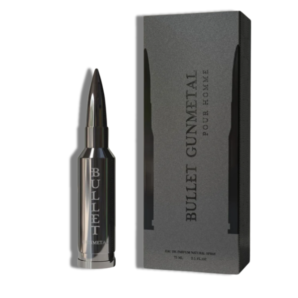 Bullet Gunmetal Pour Homme Bharara EDP 3.4oz c/Refillable travel spray
