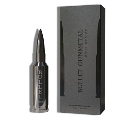 Bullet Gunmetal Pour Homme Bharara EDP 3.4oz c/Refillable travel spray