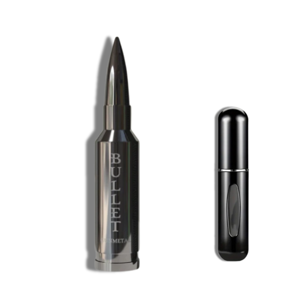 Bullet Gunmetal Pour Homme Bharara EDP 3.4oz c/Refillable travel spray