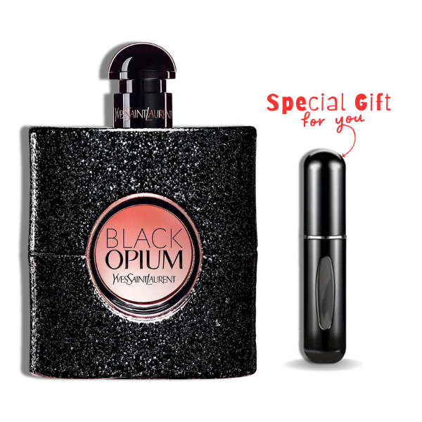 Black Opium YSL EDP 3.0oz c/Refillable travel spray