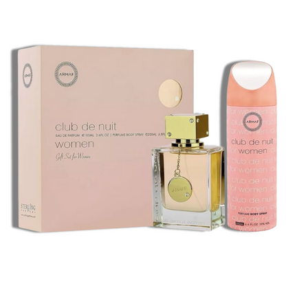 Club de Nuit Woman Armaf EDP 3.6oz Set 2 pzas c/Refillable travel spray