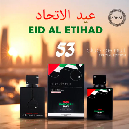 Club de Nuit Intense Man UAE National Day Armaf EDP 3.6oz c/Refillable travel spray