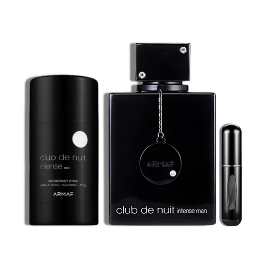 Club de Nuit Intense man Armaf EDT 3.6oz Set 2 pzas c/Refillable travel spray
