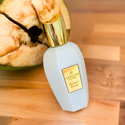 Coconut Candy Ainash Extrait Parfum 2.5oz c/Refillable travel spray