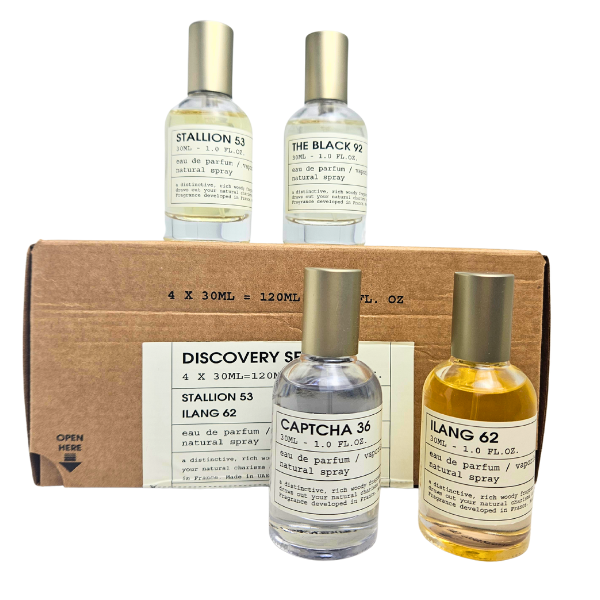 Stallion 53 | Ilang 62 | Black 92 | Captcha 36 | Discovery Set EDP 4.0oz Unisex