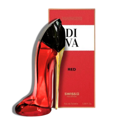Diva Red Swiss EDT 3.4oz c/Refillable travel spray