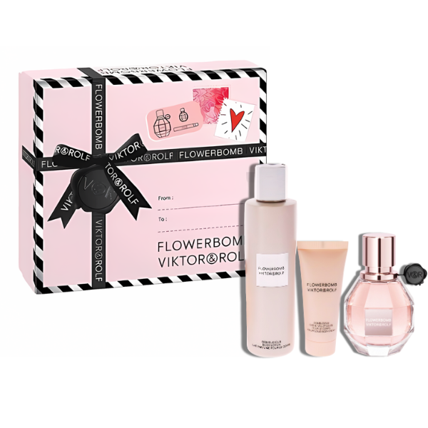 Flowerbomb Viktor & Rolf EDP Set 3 pzas Women's Set
