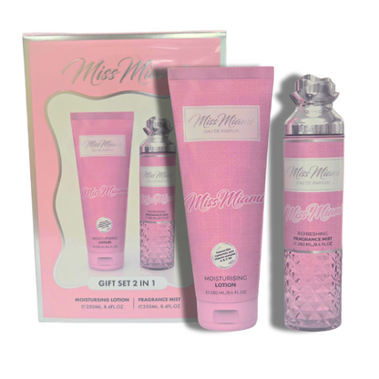 Emper Miss Miami Gift Set  250ml/6.8oz Colonia + Locion Hidratante Women