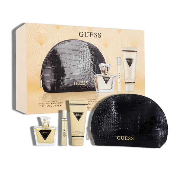 Seductive Guess EDT Set 4 pzas c/travel spray