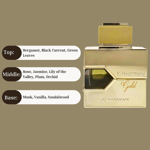 Gold LAventure Al Haramain EDP 100ml/3.4oz Women