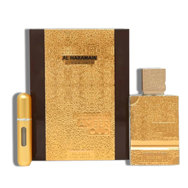 Amber Oud Gold Edition 999.9 Dubai Al Haramain Extrait 3.4 OZ  Men