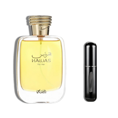 Hawas for Her Rasasi EDP 3.4oz c/Refillable travel spray