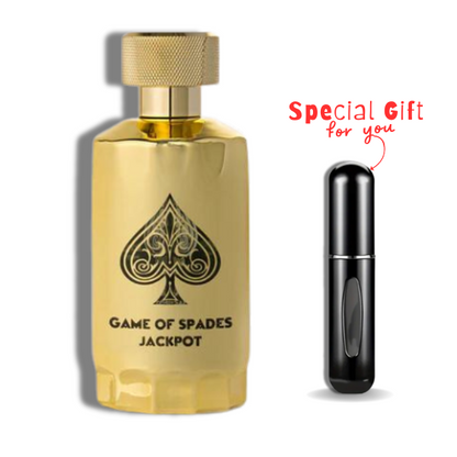 Game of Spades Jackpot Jo Milano Paris Parfum 3.4oz c/Refillable travel spray