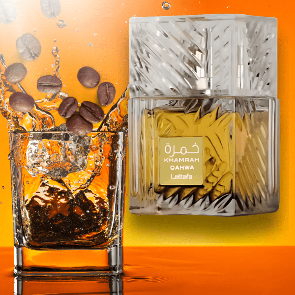 Khamrah Qahwa Lattafa EDP 3.4oz c/Refillable travel spray