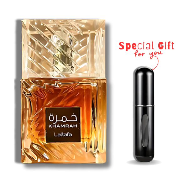 Khamrah Lattafa EDP 3.4oz c/Refillable travel spray