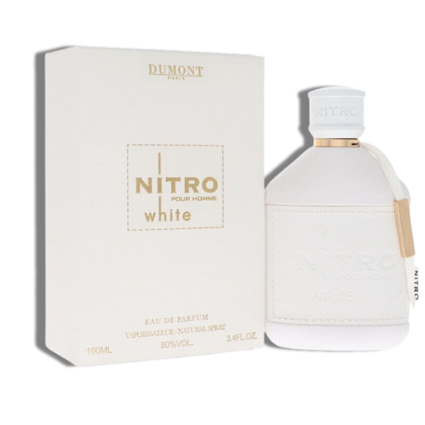 Nitro White Pour homme Dumont EDP 3.4oz c/Refillable travel spray