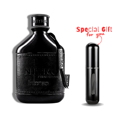 Nitro Black Intense Dumont EDP 3.4oz c/Refillable travel spray