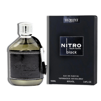 Nitro Black Dumont EDP 3.4oz c/Refillable travel spray