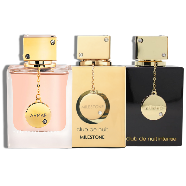 Mini Club de Nuit Woman| Intense| Milestone Armaf EDP 1.0oz Set 3 pzas